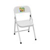 Conjunto mesa e 2 cadeiras infantil Açomix Branca 