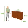Cômoda 6 Gavetas Maggiore New Móveis Frassino Lopas 