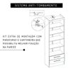 Livreiro Multiuso Qmovi 3420 2 Gavetas Branco