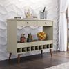 Aparador Bar Seller 2 Gavetas Off White Patrimar