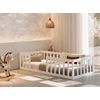 Cama Solteiro Montessoriane Branco -Nemargi 
