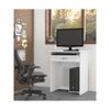 Mesa de Computador Pratica com Gaveta Branca EJ