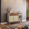 Buffet Linea Piemonte 2 Portas Freijo/Off White