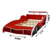 Cama Solteiro Infantil Gelius Carro Fórmula 1 Vermelho