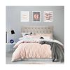 Cabeceira Painel Casal Paris Capitone 1,40m Corino Bege