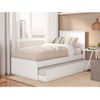 Cama Bibox Tebarrot Barcelona Branco/Branco Branco/Preto