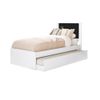 Cama Bibox Tebarrot Barcelona Branco/Branco Branco/Preto