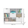 Nicho Organizador Qmovi 3 Gavetas Branco