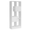 Livreiro com Nichos 2 Portas 3950 Branco Qmovi