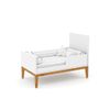 BERÇO MATIC NATURE BRANCO/FREIJO ECOWOOD