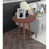 Conjunto Cabeceira Painel Estofada Capitonê 140cm Corino Branco Paris e Mesa de Apoio Legs Terracota