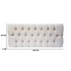 Conjunto Cabeceira Painel Estofada Capitonê 160 cm Queen Suede Areia Paris e Mesa de Centro e Apoio Liz Off White EJ