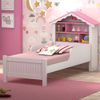 Cama Solteiro Infantil Basoto Princesa Branca/Rosa