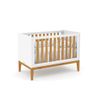 BERÇO MATIC NATURE BRANCO/FREIJO ECOWOOD