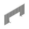 Cabeceira Casal Painel Laranjeiras com Frame 2.4 Ripada Freijó Linea 