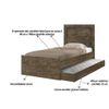 Cama Bibox Cambel Luara Castanho Wood