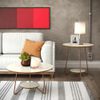 Conjunto mesa de centro e apoio EJ liz Off White 