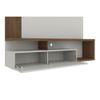 Painel Home Tijuca Linea Brasil Para TV de Até 60'' Off White / Nogueira
