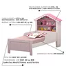 Cama Solteiro Princesa Branca Rosa Basoto + Colchão Anjos Pantanal Thierry 88x188x17