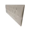 Cabeceira Painel Casal Paris Capitone 1,40m Corino Bege