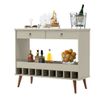 Aparador Bar Seller 2 Gavetas Off White Patrimar