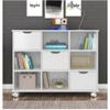 Nicho Organizador Qmovi 3 Gavetas Branco