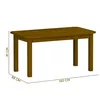 MESA SAFIRA 1,60 IMBUIA - NEMARGI