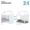 Berço Henn Americano Montessoriano 2 em 1 Branco
