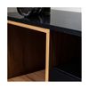 Rack Província Larsen 1.6 Preto Fosco / Cinamomo 