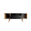 Rack Província Larsen 1.6 Preto Fosco / Cinamomo 