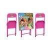 Conjunto mesa e 2 cadeiras infantil Princesas açomix rosa bebe