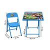 Conjunto mesa e 2 cadeiras infantil Açomix Azul 