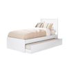 Cama Bibox Tebarrot Barcelona Branco/Branco Branco/Preto