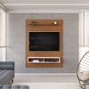 Painel Ripado para TV até 55'' 1,35m Freijó/Off White