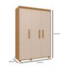 Guarda Roupa Multiuso 100% Mdf Cinamomo-off White 