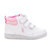 Bota Infantil - StepKids (Velcro) | Branco/Rosa