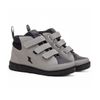 Bota Infantil - StepKids (Velcro) | Cinza/Preto