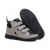 Bota Infantil - StepKids (Velcro) | Cinza/Preto