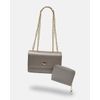 Bolsa Com Carteira Ana Julia - Silver 