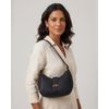 Bolsa Meia-Lua Transversal Caroline - Preto