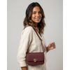Bolsa Transversal Pequena Amélia - Bordô