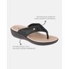 Chinelo Helicônia - Preto