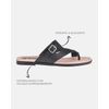 Chinelo Cosmos - Glitter Preto
