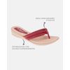 Chinelo Anatômico Jasmim - Rubi