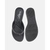Chinelo Anabela Papoula - Preto / Palmilha Lisa