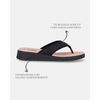Chinelo Esporão Kalanchoê - Preto palmilha bege 