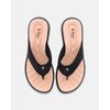 Chinelo Esporão Kalanchoê - Preto palmilha bege 