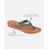 Chinelo Flat Agapanto - Croco