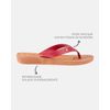 Chinelo Flat Agapanto - Framboesa