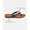Chinelo Flat Agapanto - Preto